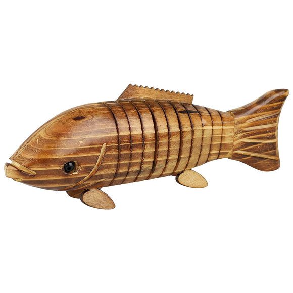 Handmade wooden fish